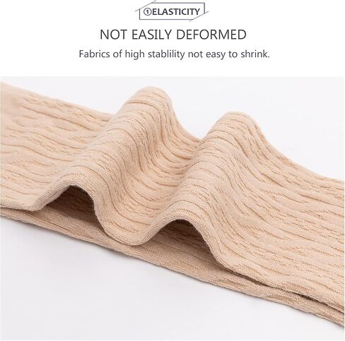 techcity Girls Tights Toddler Seamless Leggings Pantyhose Cotton Cable Knit Pants Stockings for Girls 2-14 Years in Saudi Arabia