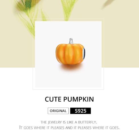 Shysnow Halloween Pumpkin Charms Black Cat Ghost Castle Charm Sterling Silver 925 Halloween Horror Vintage Enamel Spacer Beads for Bracelet/Necklace Halloween Jewelry Gifts for Women Girls in Saudi Arabia