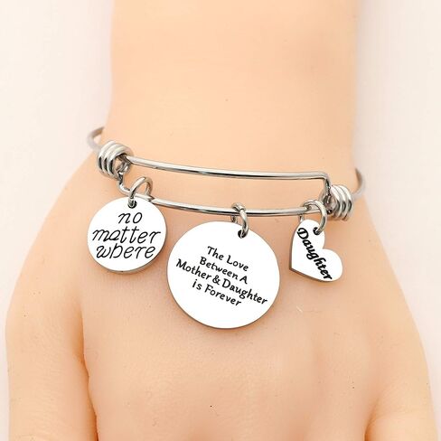 لا يهم حيث الأم ابنة الإسورة أساور هدايا الحب بين الأم والابنة إلى الأبد in Kuwait