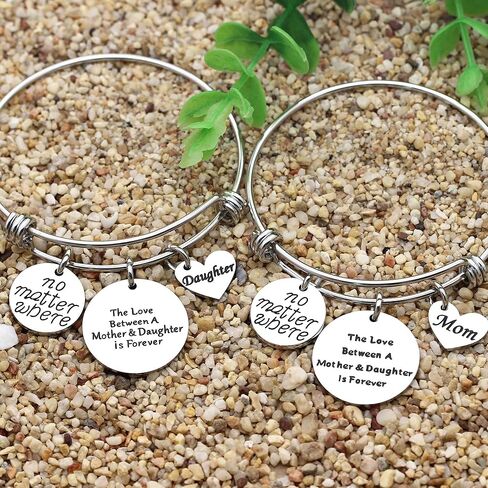 لا يهم حيث الأم ابنة الإسورة أساور هدايا الحب بين الأم والابنة إلى الأبد in Kuwait