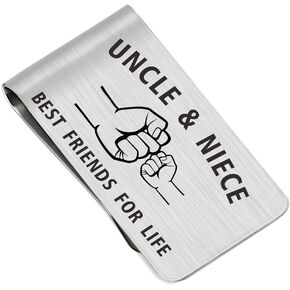 Emideary Money Clip for Men, Stainless Steel Front Pocket Wallet