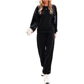 Beyove المرأة القطيفة Sweatsuits 2 قطعة رياضية مجموعات مع جيوب البلوز و Sweatpants أوقات الفراغ العداء ملابس S-XXL in Kuwait