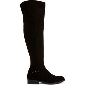 Style & Co. Womens Lessah Wide Calf Over-The-Knee Boots Black 8.5 Medium (B,M) in Saudi Arabia