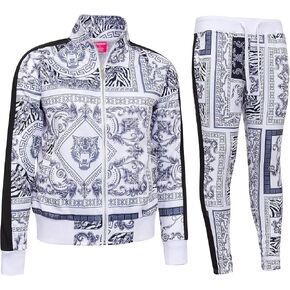 Victorious Women's 2 Piece Tracksuit Set - Long Sleeve Sweatshirts and Sweat Pants in Kuwait