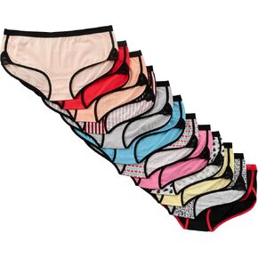 مجموعة أليس إنتيمايتس مكونة من 12 سروال داخلي نسائي 95% قطن | نسيج مطاطي ناعم وجيد التهوية in Kuwait