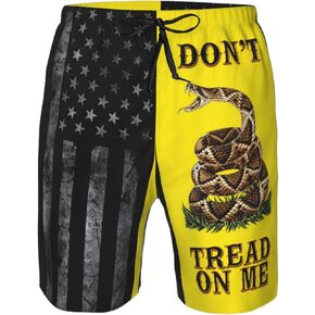 شوويك شورت رجالي للسباحة بعلم أمريكي صيفي لركوب الأمواج، شورت شاطئ سريع الجفاف مع سروال مبطن شبكي in Kuwait