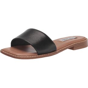 Steve Madden Womens Sandra Woven Slip On Slide Sandals