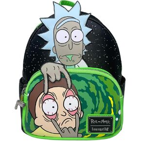 Loungefly Rick and Morty Glow in the Dark Womens Double Strap Shoulder Bag Purse in Saudi Arabia