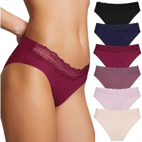 Aijolen Women's Seamless Underwear Lace No Show Bikini Panties invisible Underpants Panty for Womens S-XL in Kuwait