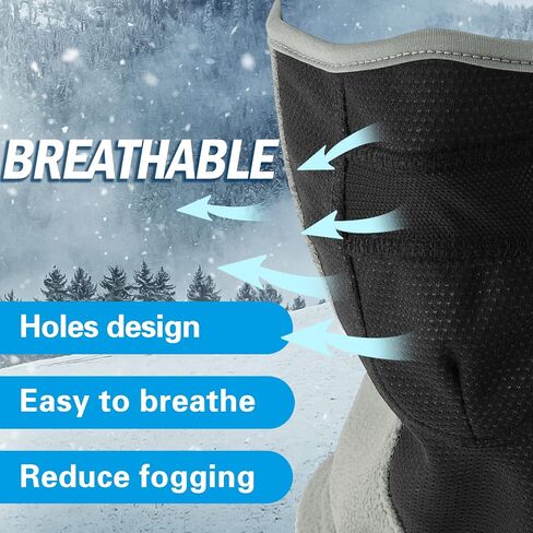 GoxRunx Balaclava Ski Mask-Winter Fleece Face Mask for Men & Women-Warm,Breathable,Windproof Gear for Skiing & Motorcycling in Saudi Arabia