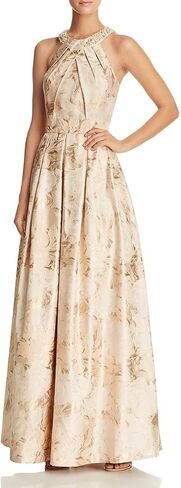 Eliza J Women's Ballgown with Beaded Detail at Neckline in Saudi Arabia