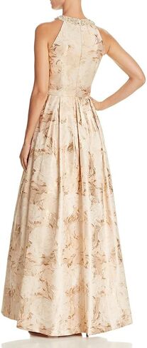 Eliza J Women's Ballgown with Beaded Detail at Neckline in Saudi Arabia