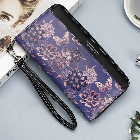 APHISON Women Wallets Large Capacity Clutch Purse For Women Ladies Wallet Clearance Credit Card Holder Womens RFID Wallet Moon Cute Cow Cat Elephant Fox Cell Phone Purse in Kuwait