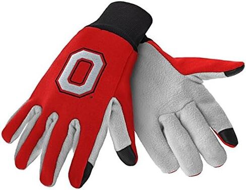 قفازات الرسائل النصية الملونة من Forever Collectibles Ohio State Buckeyes in Saudi Arabia