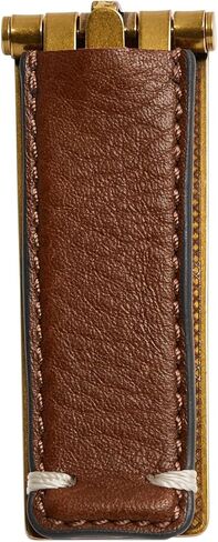 Fossil Men's Leather Wrapped Hinged Money Clip for Men in Saudi Arabia