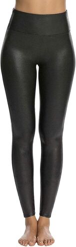SPANX Faux Leather Leggings in Black (Large, Black) in Kuwait
