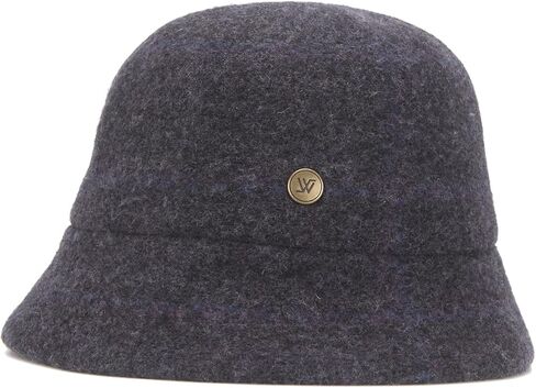WHITE SANDS MOJA Wool Check Bucket Winter Women's Hat in Kuwait