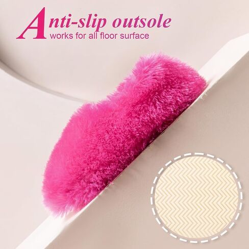 Fuzzy Winter Indoor Slippers for Women in Saudi Arabia