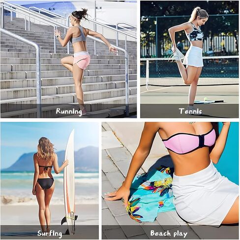 Women's High Waist Swim Skirt Tummy Control Ruched Bathing Suit Swimsuit Bikini Bottoms with Built-in Shorts in Saudi Arabia
