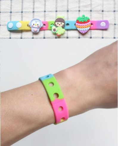 Squishnallows Shoe Charms for Girls, 28pcs Cute Shoe Charms for Clog Sandals Decorations And 1 Bracelet in Saudi Arabia