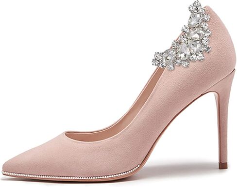 Flyonce Sparkling Rhinestone Crystal Shoe Clips Wedding Party Boots Decoration Shoe Charms 2 Pcs in Saudi Arabia