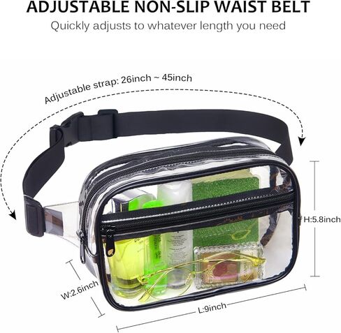 مجموعة خصر شفافة فاني للرجال، معتمدة من Stadium in Kuwait