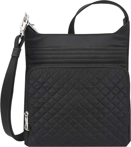 Travelon Anti-Theft Boho N/s Crossbody, Black, One Size in Kuwait