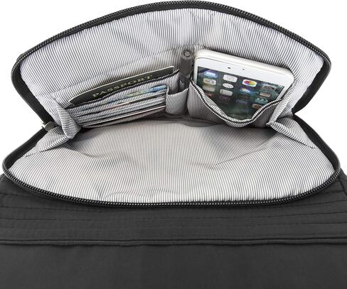 Travelon Anti-Theft Boho N/s Crossbody, Black, One Size in Kuwait