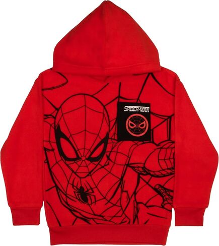 Marvel Spider-Man Graphic 2-Piece Set - Boys Fleece Pullover Hoodie & Jogger Pants 2-Pack Bundle Set for Kids and Toddlers in Saudi Arabia