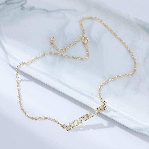 قلادة دريك ميرش مور لايف من يووس، مجوهرات مغني الراب للنساء والفتيات، معدن، خليط معدني, معدن, خليط معدني in Kuwait