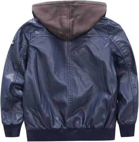 جاكيت LJYH للأولاد من الجلد الصناعي معاطف خارجية in Kuwait