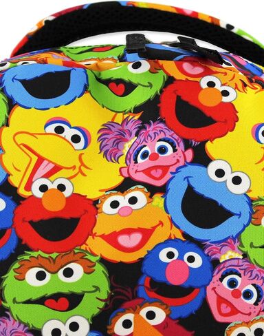 حقيبة ظهر مدرسية للأولاد والبنات من Sesame Street Gang Elmo مقاس 40.64 سم (مقاس واحد، متعددة الألوان)، متعددة الألوان، مقاس واحد، كلاسيكية, متعدد الألوان, One Size in Saudi Arabia