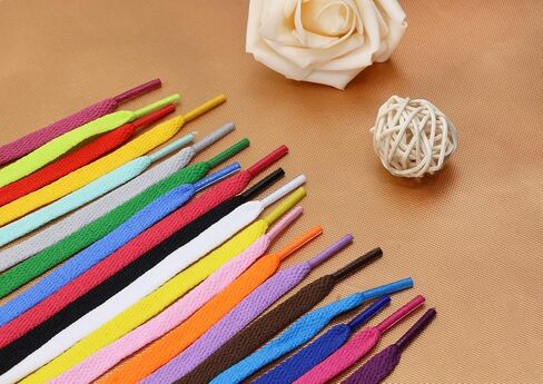 Tupalizy 20 Colors Shoe Laces for Sneakers Flat Shoe Strings for Athletic Running Shoes Gym Golf Shoes Boots,33Inch, 20 Pairs in Saudi Arabia
