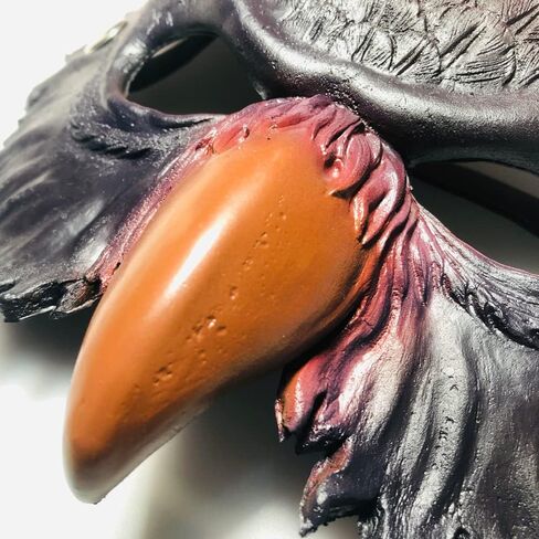 Alodidae Owl Mask Bird Animal Masquerade Masks for Men Adult Halloween Cosplay Costume in Saudi Arabia