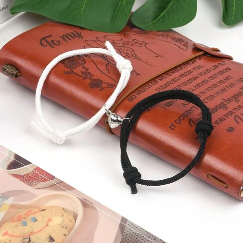 أساور زوجين مغناطيسية، أساور جاذبية متبادلة نذور بالحب الأبدي، أساور للأزواج قابلة للتعديل، هدايا مجوهرات تعبر عن الحب لصديقها وصديقتها وأفضل الأصدقاء in Kuwait