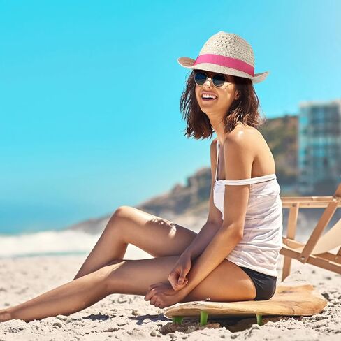 Wesiti 12 Pcs Hats for Men Women Panama Hats Men Cuban Hat with Colorful Band Cowboy Sombrero Hats for Summer Pool Beach Party in Saudi Arabia