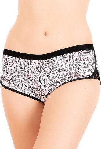 مجموعة أليس إنتيمايتس مكونة من 12 سروال داخلي نسائي 95% قطن | نسيج مطاطي ناعم وجيد التهوية in Kuwait