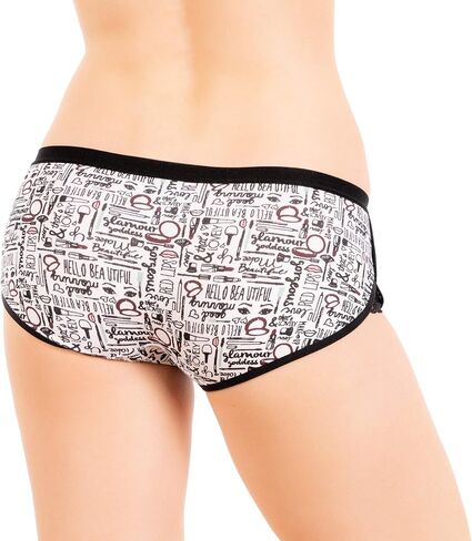 مجموعة أليس إنتيمايتس مكونة من 12 سروال داخلي نسائي 95% قطن | نسيج مطاطي ناعم وجيد التهوية in Kuwait