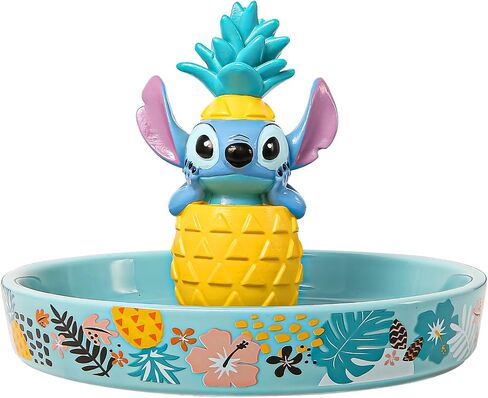 Disney Lilo & Stitch Ring Holder Jewelry Dish - Resin 3D Stitch Ring Dish - Official License Jewelry Tray for Engagement Ring in Saudi Arabia