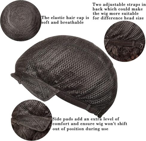 smilco قصيرة سوداء رقيق ديسكو الأفرو الهبي الباروكات، شعر مستعار أفرو مجعد للرجال، 70s 80s الأفرو الباروكات أنيمي الروك شعر مستعار زي تأثيري هالوين ارتداء اليومي شعر مستعار مقاومة للحرارة شعر مستعار اصطناعي in Kuwait