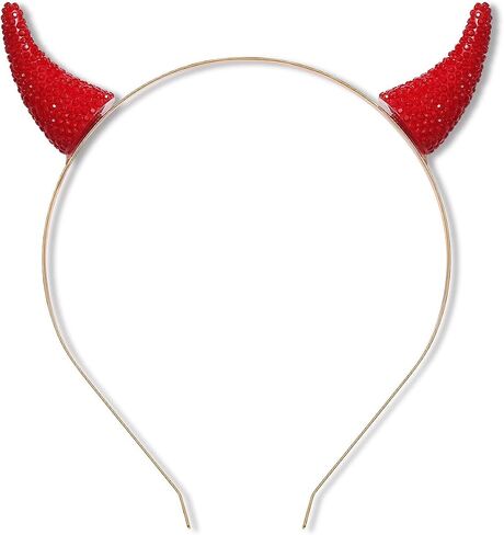 ZITULRY Halloween Devil Horns Headband for Women Halloween Hairwear Halloween Hair Hoop Jewelry for Cosplay Decoration in Kuwait