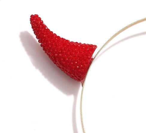 ZITULRY Halloween Devil Horns Headband for Women Halloween Hairwear Halloween Hair Hoop Jewelry for Cosplay Decoration in Kuwait