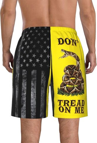 شوويك شورت رجالي للسباحة بعلم أمريكي صيفي لركوب الأمواج، شورت شاطئ سريع الجفاف مع سروال مبطن شبكي in Kuwait