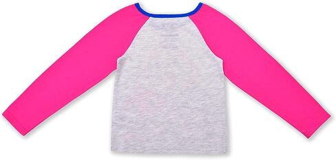Nickelodeon Baby Shark Girls’ Long Sleeve Shirt and Jogger Set for Infant, Toddler and Little Kids – Pink/Grey in Saudi Arabia