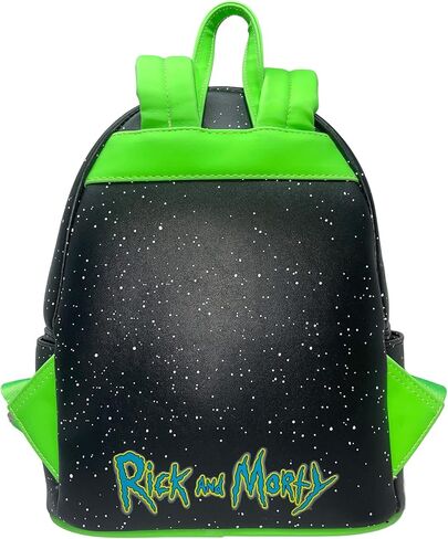 Loungefly Rick and Morty Glow in the Dark Womens Double Strap Shoulder Bag Purse in Saudi Arabia