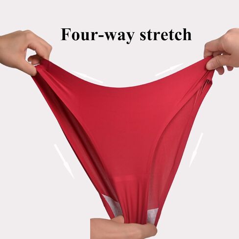 ملابس داخلية بيكيني نسائية من Bolivelan مكونة من 6 قطع بدون خياطة، لا تظهر سراويل داخلية قابلة للتمدد in Kuwait