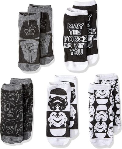 STAR WARS Stormtrooper Darth Vader 5 Pack Low Cut Socks in Saudi Arabia