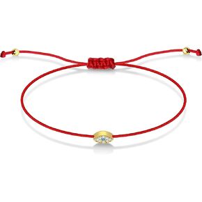 أساور ألف بيت من باولا بسلسلة حمراء من أساور حماية القدر مع عين الشر المتلألئة للحظ والبركات، تصميم للجنسين in Kuwait