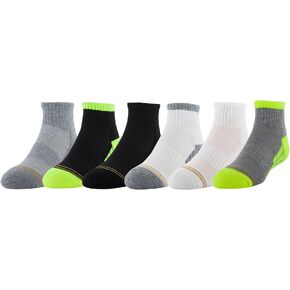 جوارب رياضية ربع سنوية Ultra Tec للأولاد من GOLDTOE، 6 أزواج in Kuwait