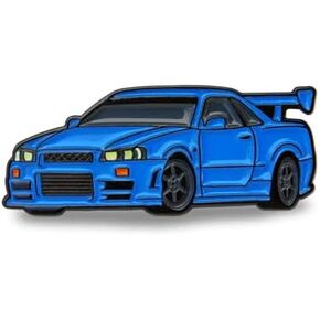1999 Skyline R34 GTR Enamel Pin - JDM Edition GT-R Lapel Pin - For Hats, Bags, Backpacks & Shirts in Kuwait